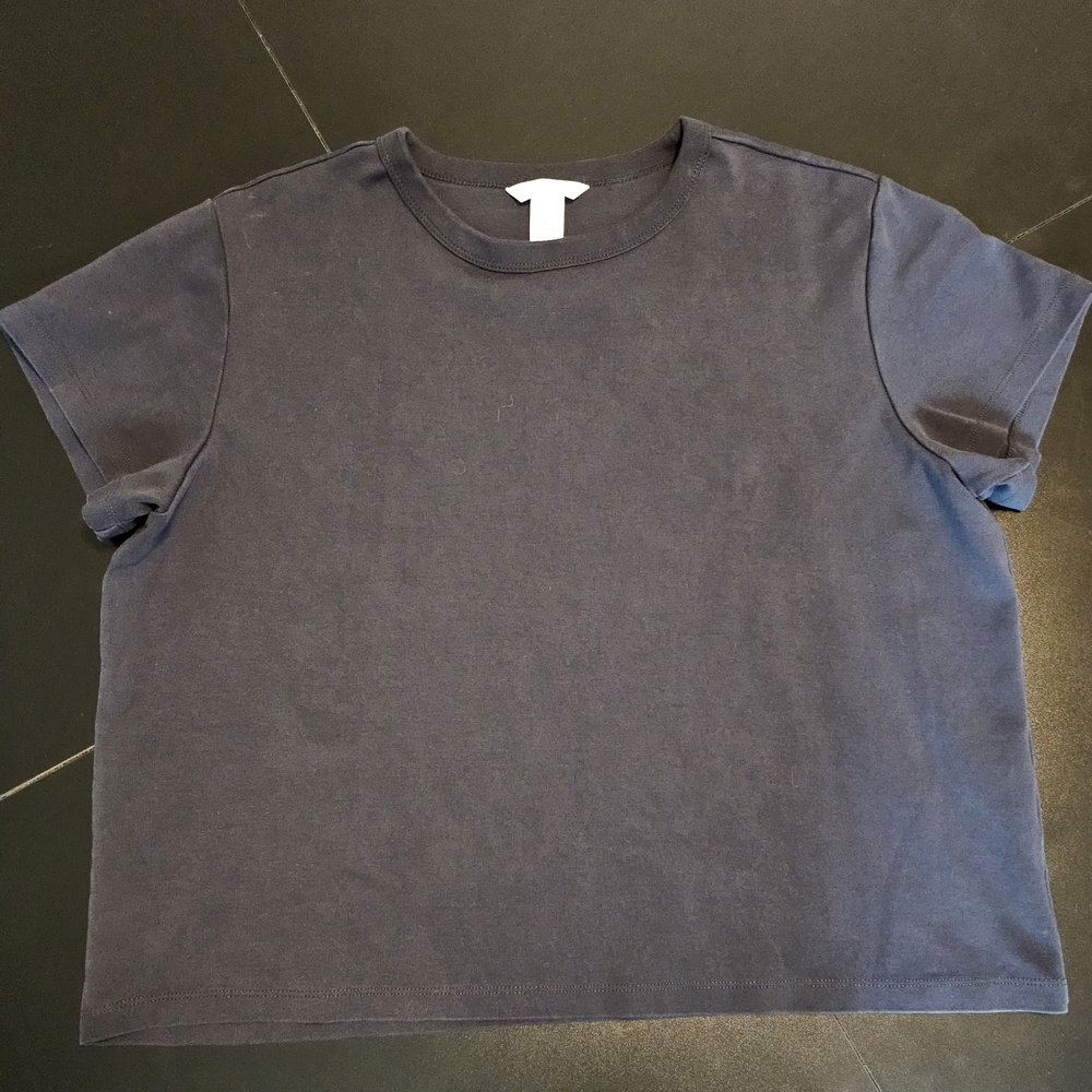 Casual Navy Blue T-Shirt